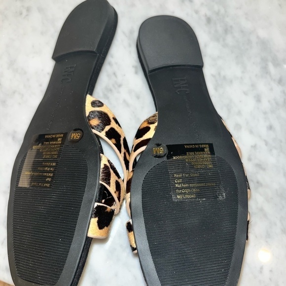 New! INC International Concepts Gargi Knotted-Strap Slide Sandals Leopard - Picture 8 of 9